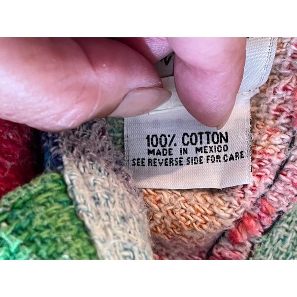 Earth Ragz Cropped Psychedelic Tie Dye Hoodie Sweater Sz SM - Picture 4 of 5